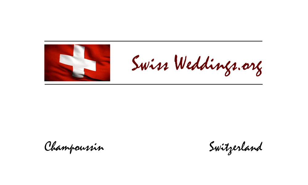 Swiss weddings